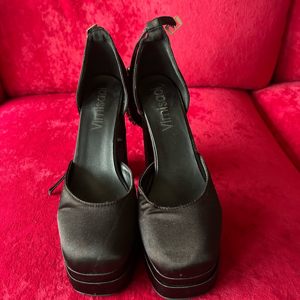 Black Platform Heels